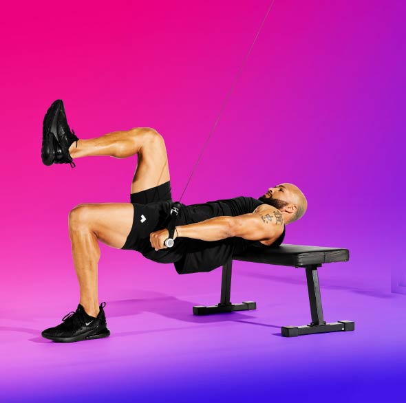 Person doing Tonal workout