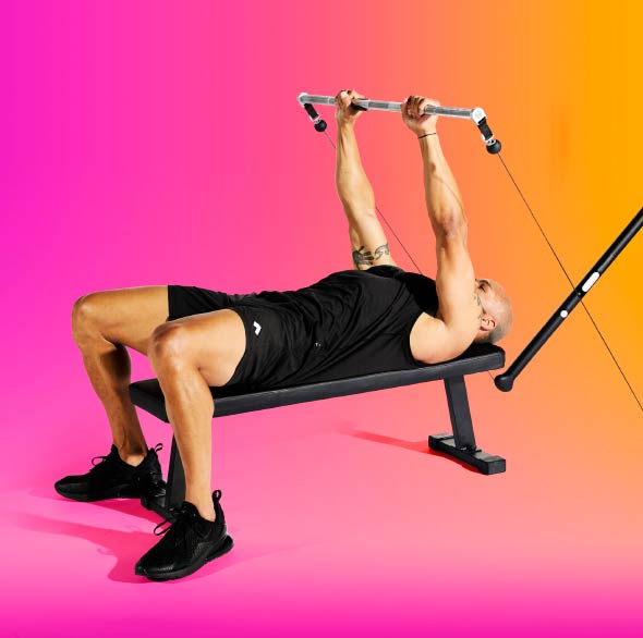 Person doing Tonal workout
