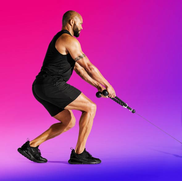 Person doing Tonal workout