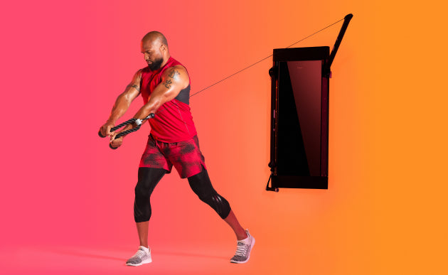 Person doing Tonal workout