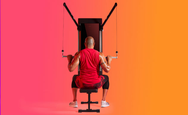 Person doing Tonal workout