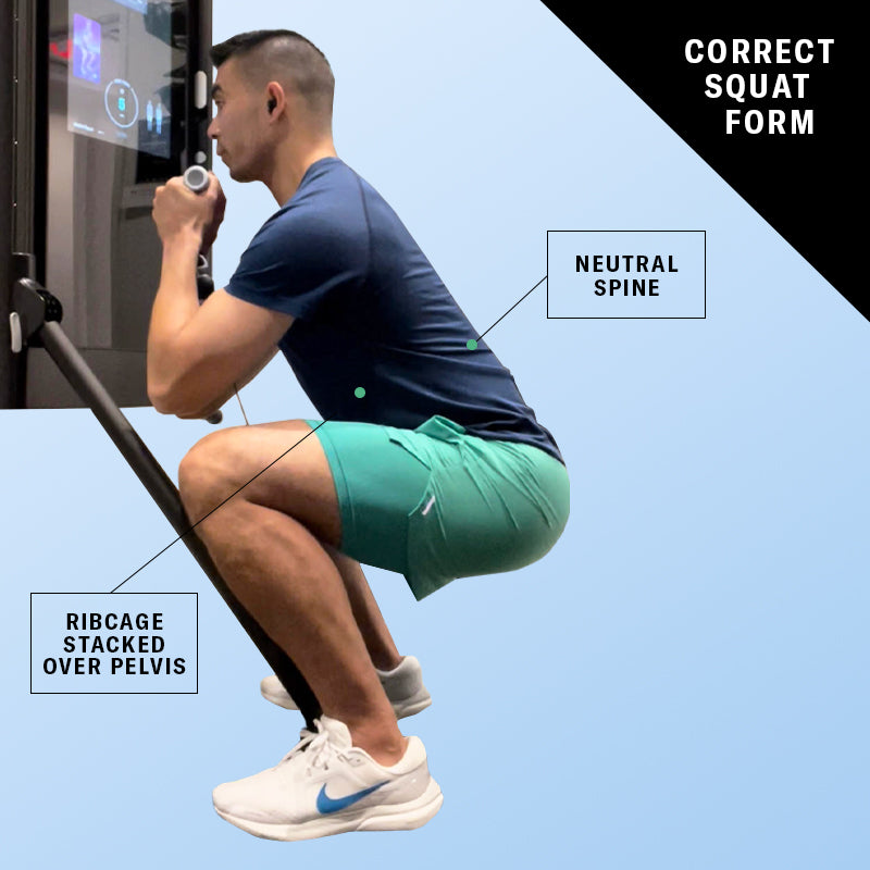 Correct squat form