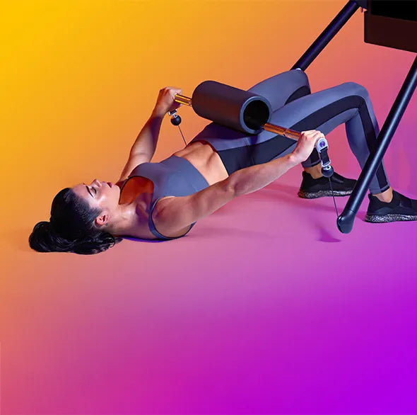 Person working out with a Tonal Resistance trainer