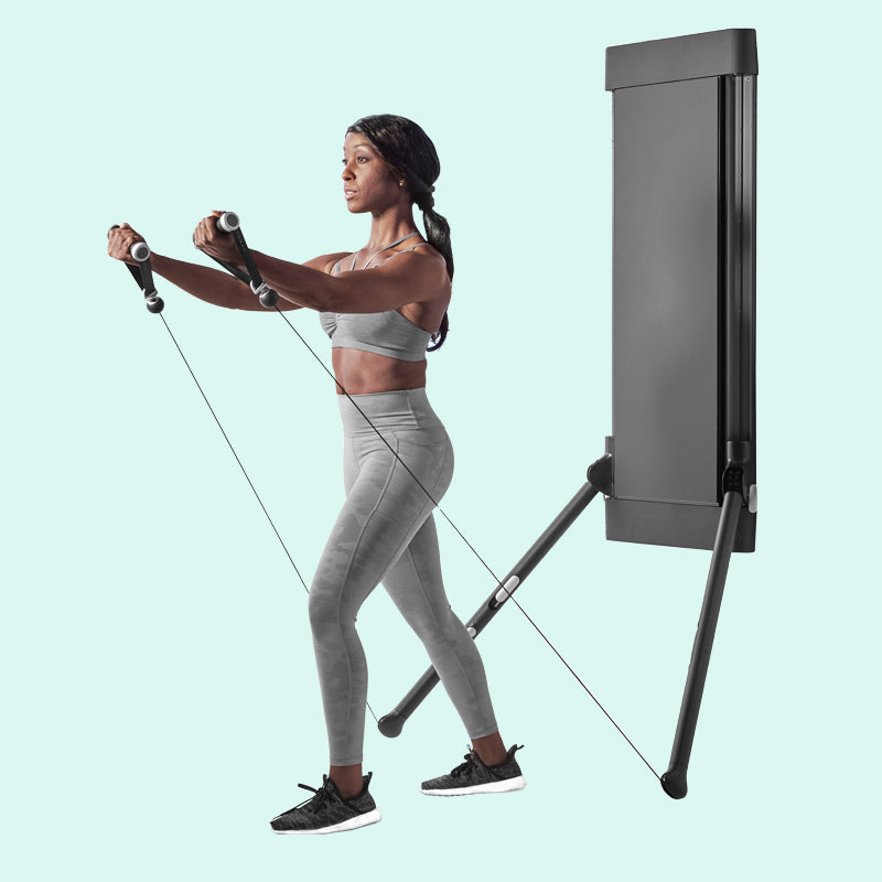 Incline chest fly; chest and triceps workout at home