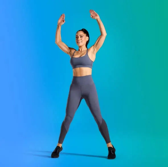 Person doing Tonal bodyweight workout