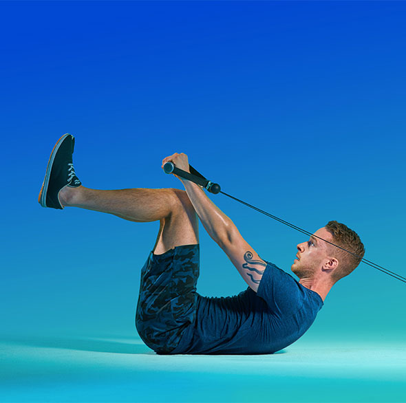 Person doing Tonal workout