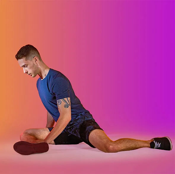 Person doing a Tonal Bodyweight workout