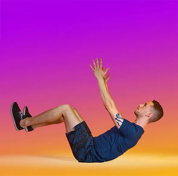 Person doing Tonal Bodyweight workout