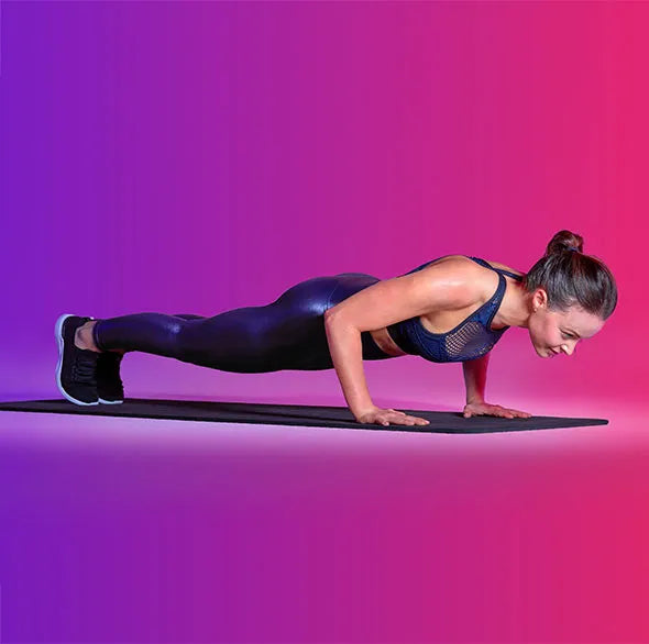 Person doing Tonal Bodyweight workout