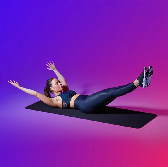 Person doing Tonal bodyweight workout