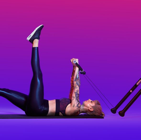 Person doing Tonal workout