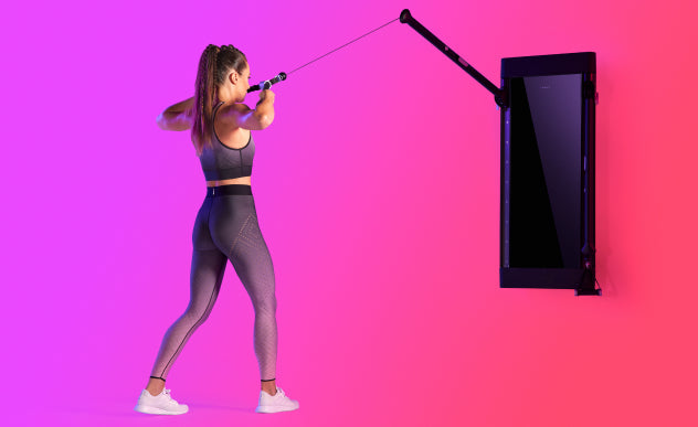 Person doing Tonal workout