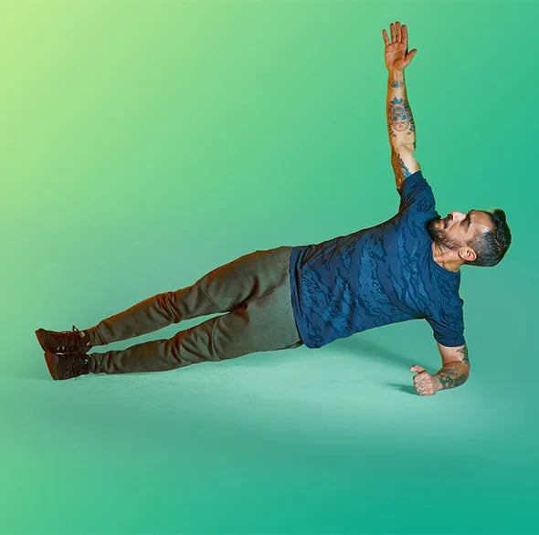 Person doing Tonal bodyweight workout