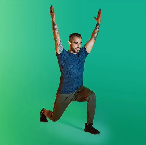 Person doing Tonal bodyweight workout
