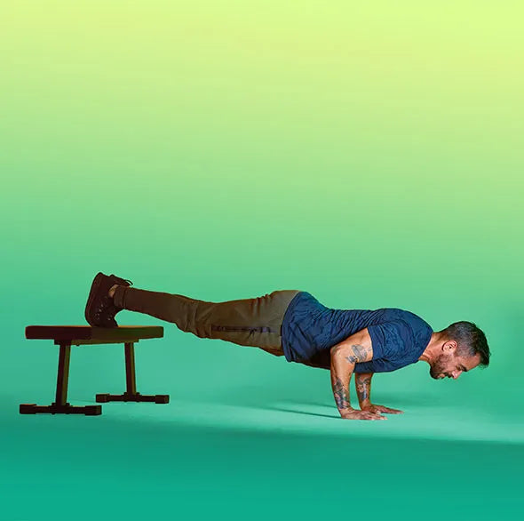 Person doing Tonal bodyweight workout