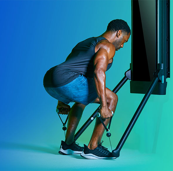 Person doing Tonal workout