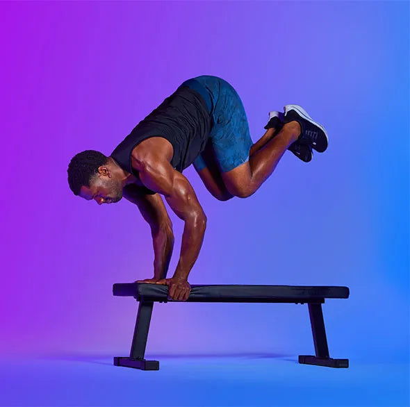 Person doing Tonal bodyweight workout
