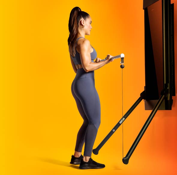 Person doing Tonal workout