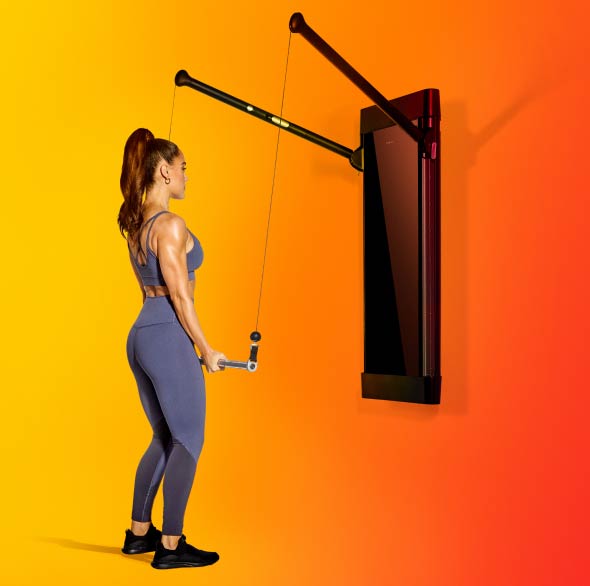 Person doing Tonal workout