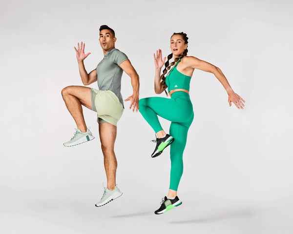 Tonal coaches doing bodyweight HIIT workout