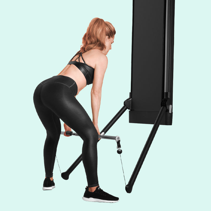 Barbell Sumo deadlift; at-home glute exercises