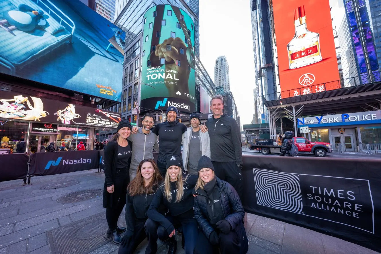 Group of Tonal employees in times square