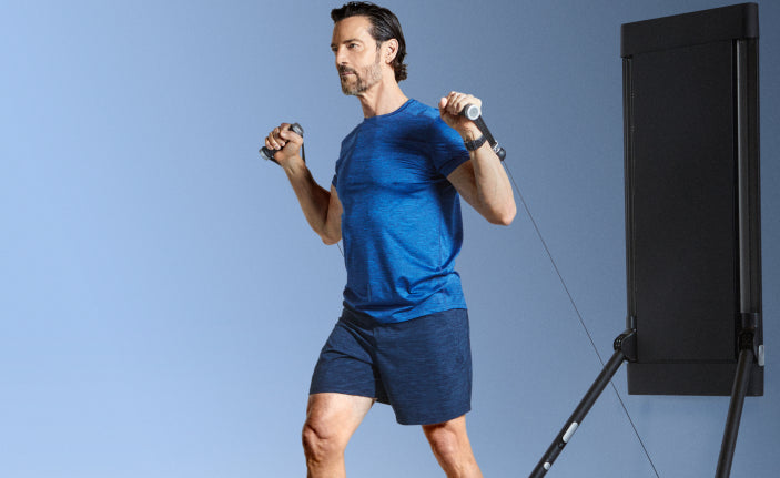Person doing Tonal workout