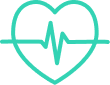 Heart and Heartbeat Icon