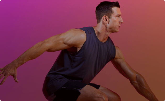 Person doing Tonal workout
