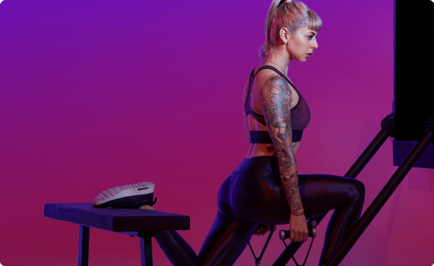 Person doing Tonal workout