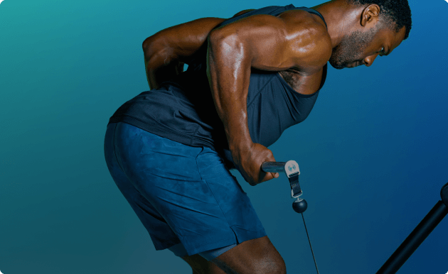 Person doing Tonal workout