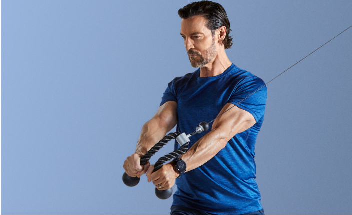 Person doing Tonal workout