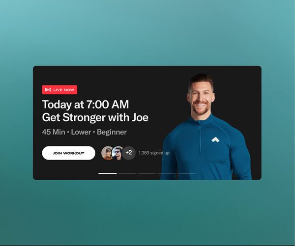 UI giving the option to replace movements
